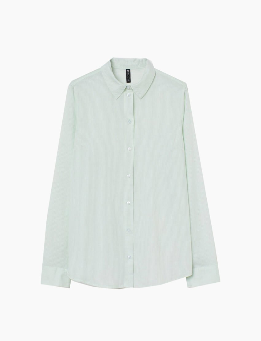 Stripe Cotton Shirt - Image 5