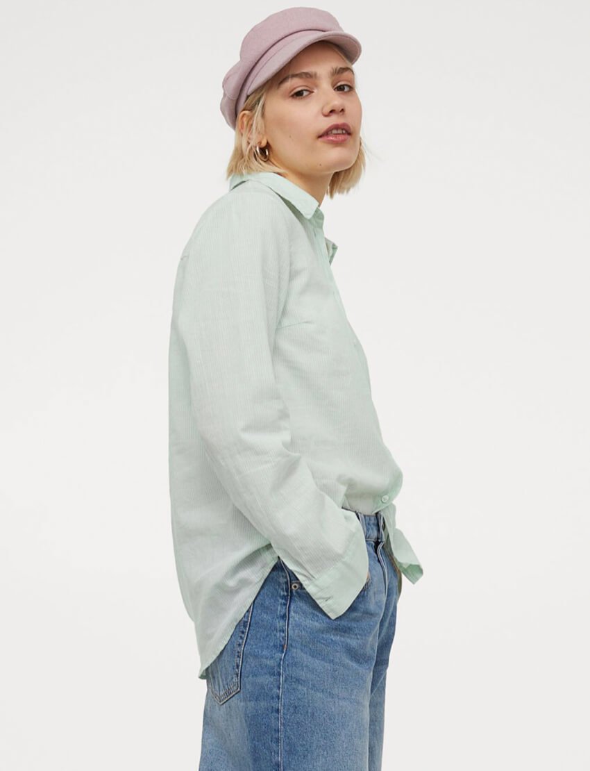 Stripe Cotton Shirt - Image 6