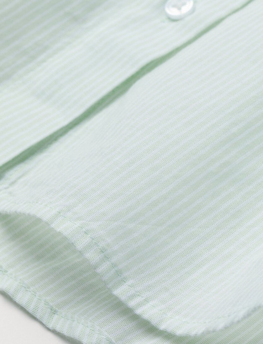 Stripe Cotton Shirt - Image 8