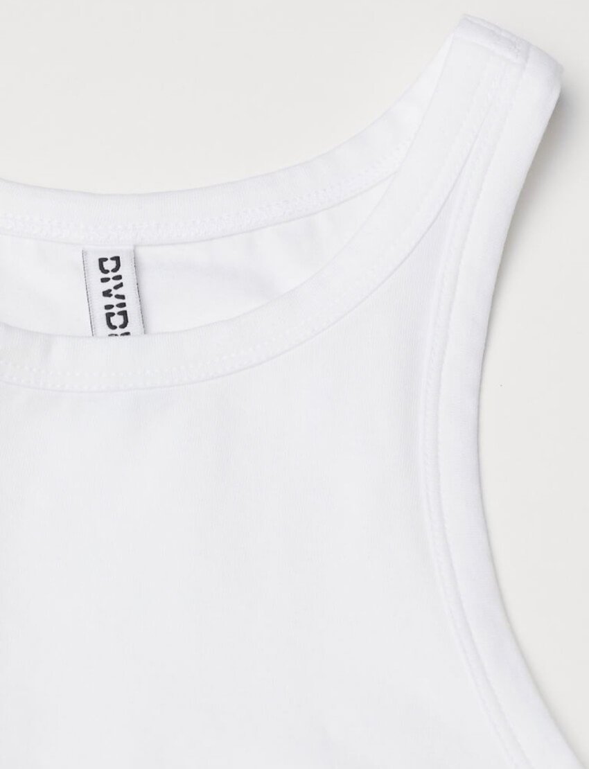 Ribbed Vest Top - Image 7