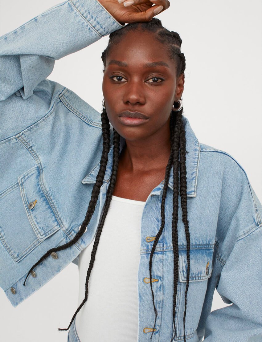 Boxy Denim Jacket - Image 2